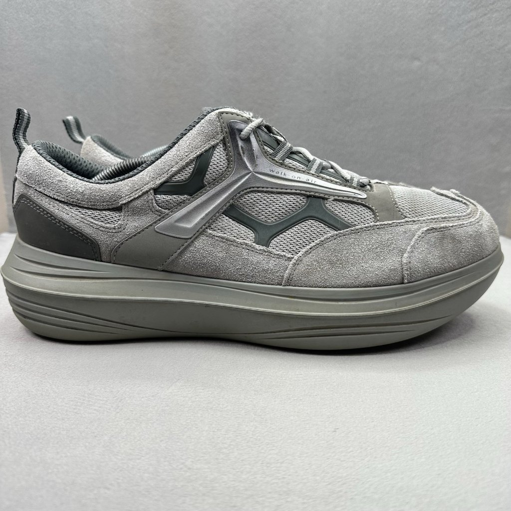 Mens Size 13.5 (Eu 48 1/3) Kybun Sursee 20 Shoes Gray Suede Walking Comfort